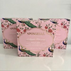 Bundle of 3 Spongelle Body Wash Infused Buffers